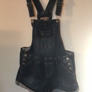 Denim Overall Jean shorts